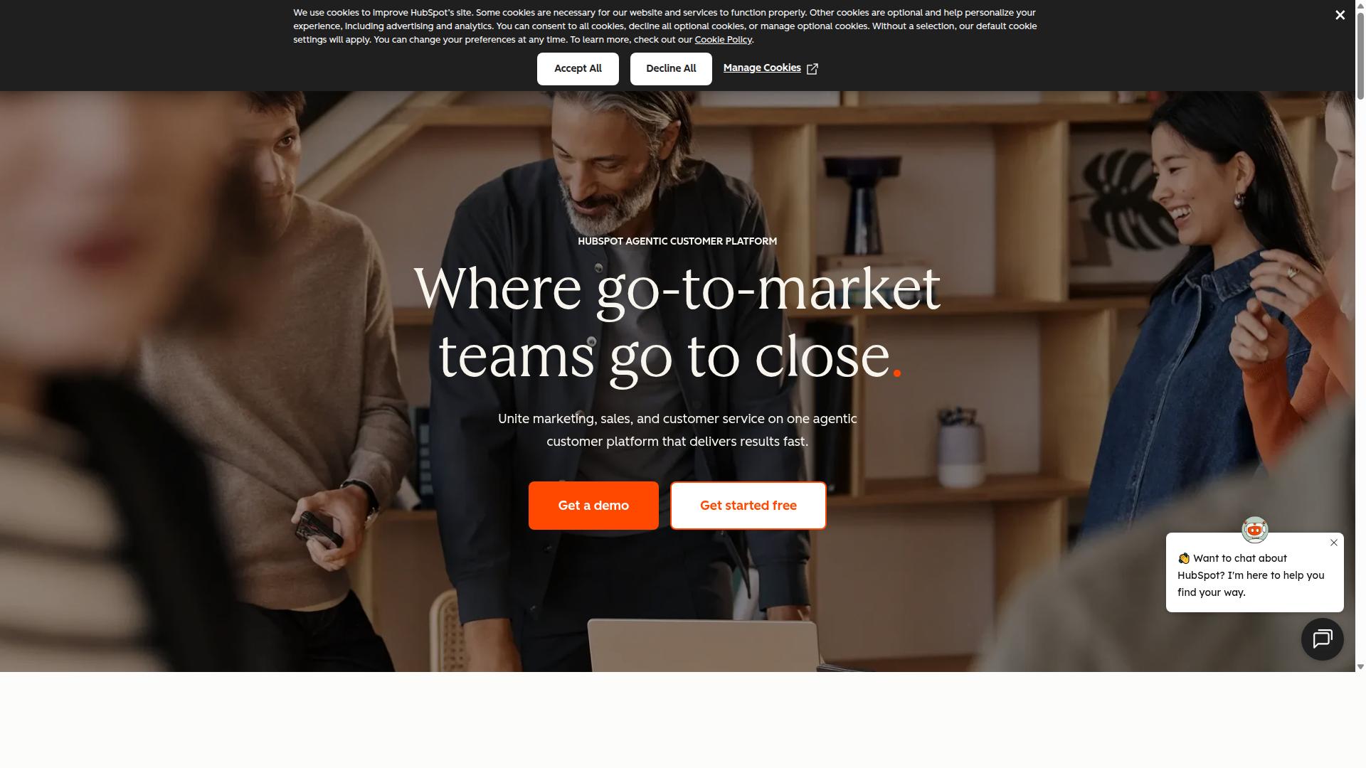 HubSpot Marketing Hub website
