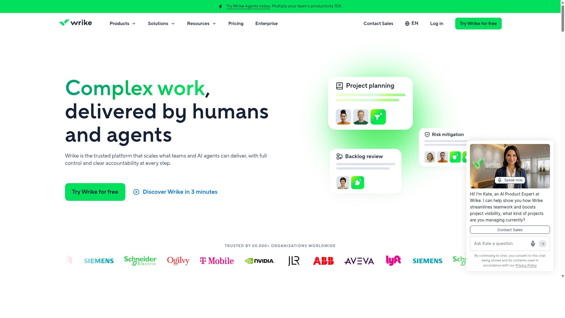 Wrike website