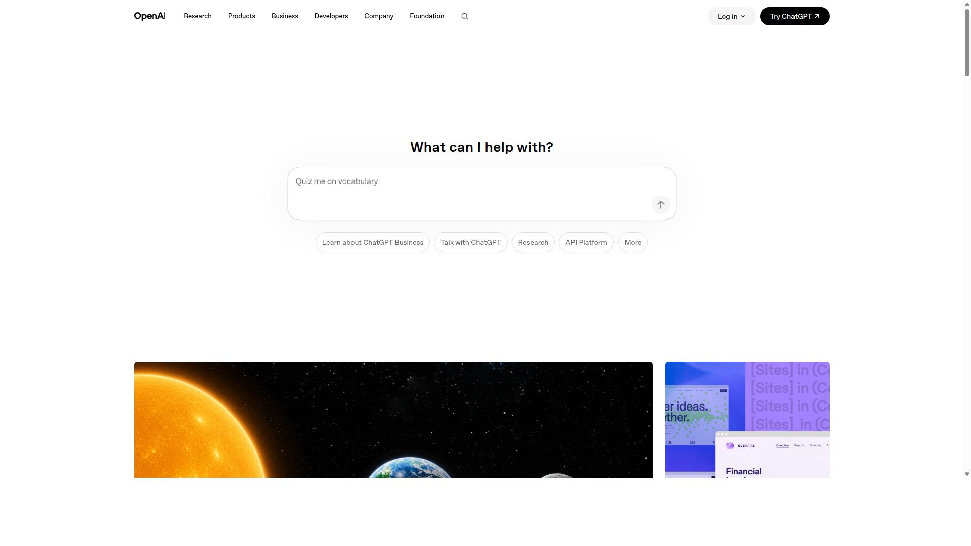 ChatGPT (GPT-4.5/GPT-X) website