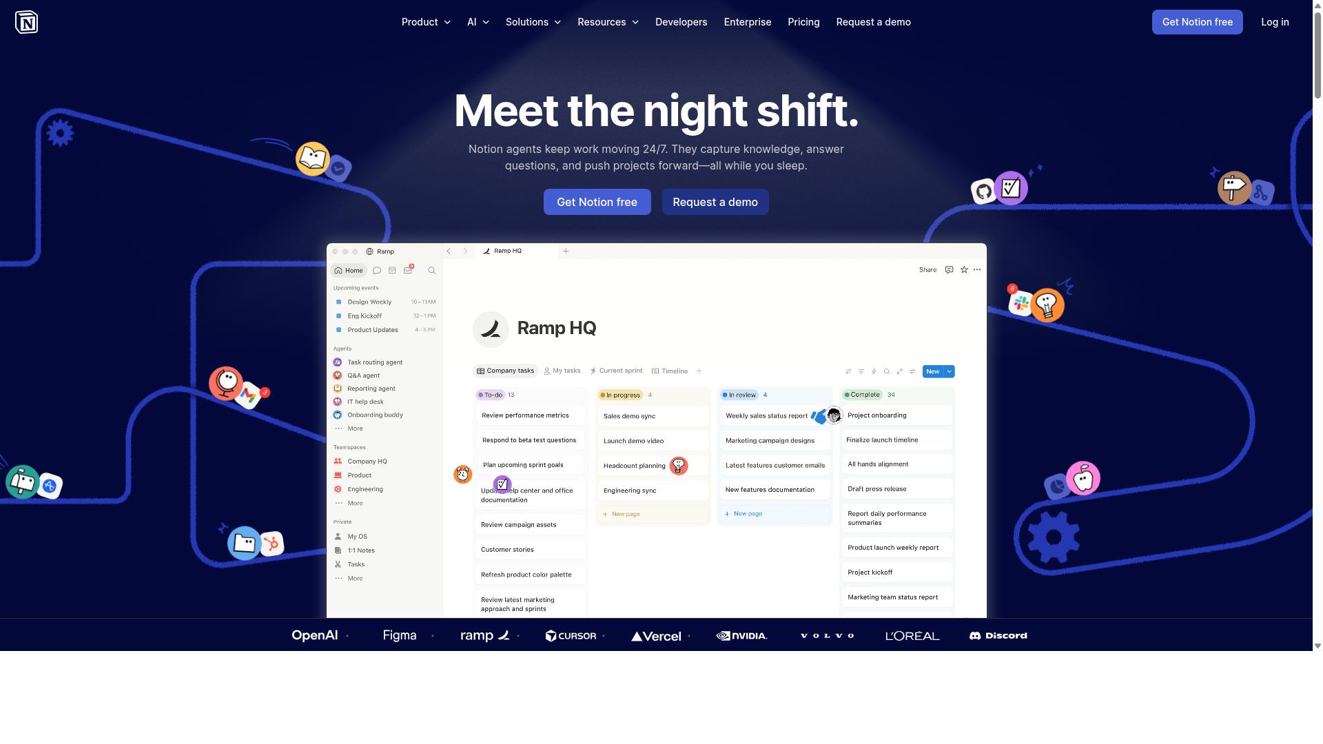 NotionAI website
