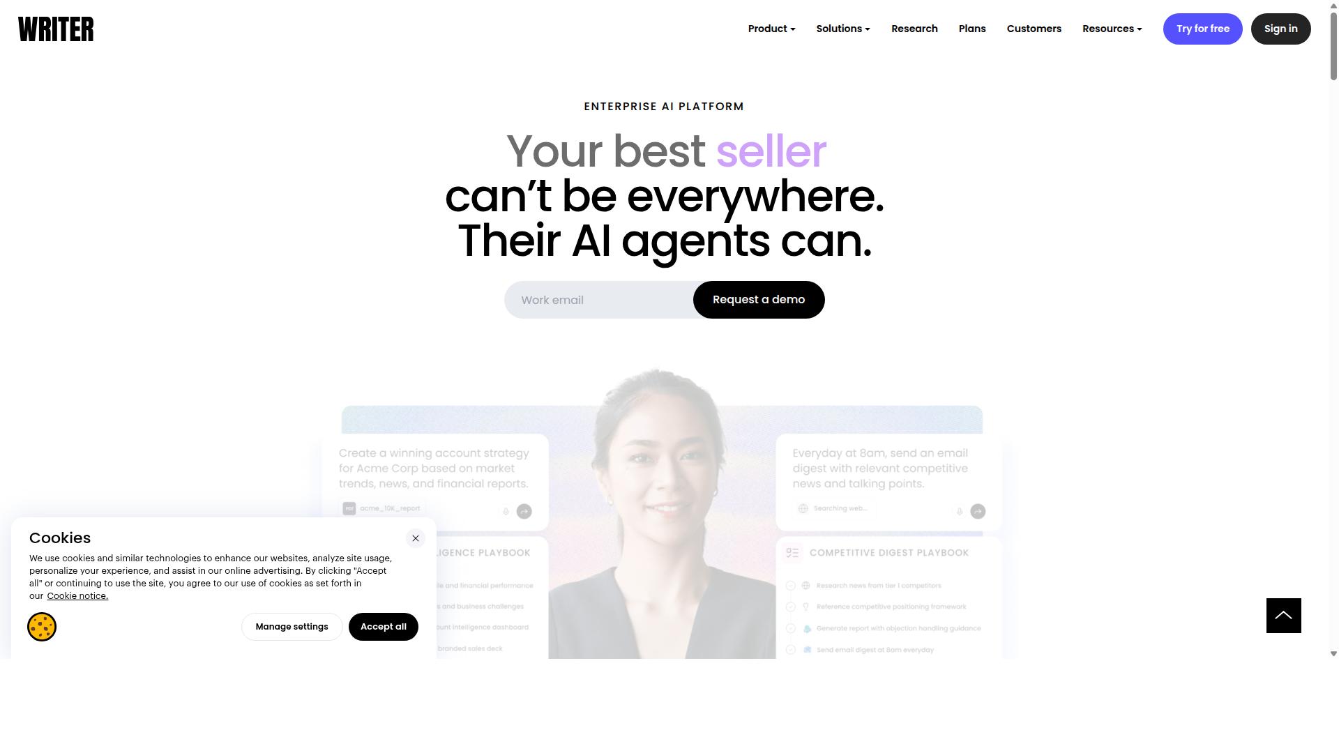 Writer website